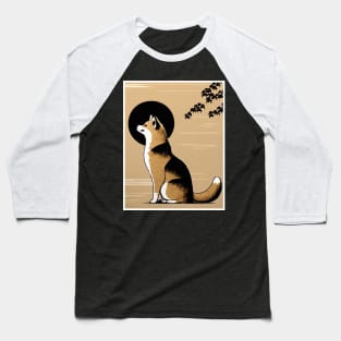 Shiba Inu Dog, Japanese Art Baseball T-Shirt